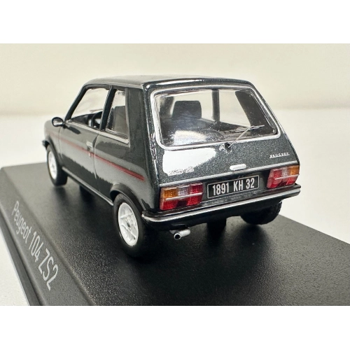 PEUGEOT 104 ZS2 1979 VULCAIN GREY 1:43 Norev Auto Stradali Modellino