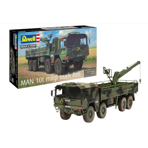 MAN 10T TRUCK 8X8 KIT 1:35 Revell Kit Mezzi Militari Modellino