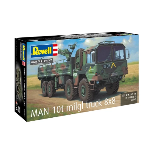 MAN 10T TRUCK 8X8 KIT 1:35 Revell Kit Mezzi Militari Modellino
