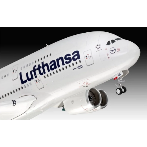 AIRBUS A380-800 LUFTHANSA NEW LIVERY KIT 1:144 Revell Kit Aerei Modellino