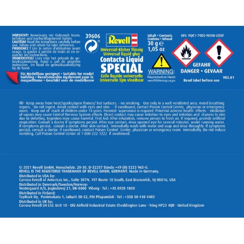 COLLANTE CONTACTA LIQUID SPECIAL 30 gr Revell Colori ed Accessori Modellino