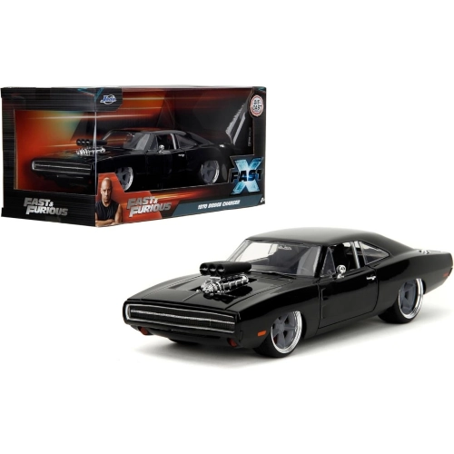 DODGE (F10) FAST & FURIOUS 1970 BLACK 1:24 Jada Toys Movie Modellino