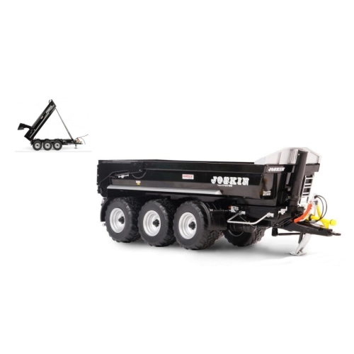 RIMORCHIO RIBALTABILE JOSKIN TRANS-KTP 27/65 BLACK VERSION 1:32 Universal Hobbies Mezzi Agricoli e Accessori Modellino
