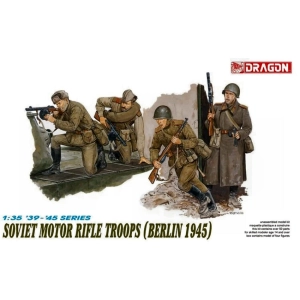 SOVIET MOTOR RIFLE 1945 KIT 1:35 Dragon Kit Figure Militari Modellino