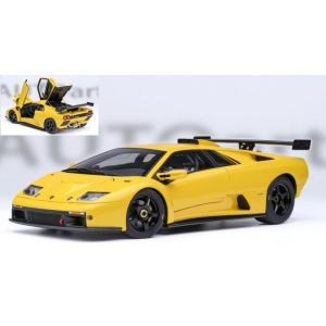 LAMBORGHINI DIABLO GTR 1999 YELLOW 1:18 AutoArt Auto Stradali Modellino