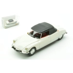 CITROEN DS 19 CABRIO CLOSED 1963 WHITE 1:87 Brekina Auto Stradali Modellino