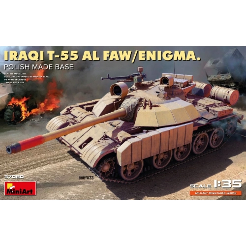 IRAQI T-55 AI FAW/ENIGMA POLISH MADE BASE KIT 1:35 Miniart Kit Mezzi Militari Modellino