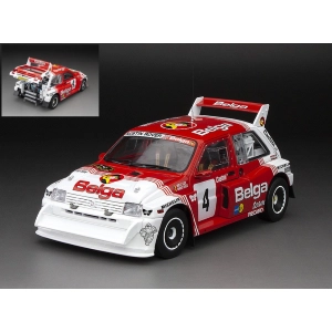 MG METRO 6R4 N.4 2ND LOTTO BIANCHI RALLY 1986 M.DUEZ-W.LUX 1:18 SunStar Auto Rally Modellino