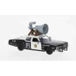 DODGE MONACO BLUES BROTHERS W/HORN 1:87 Brekina Movie Modellino
