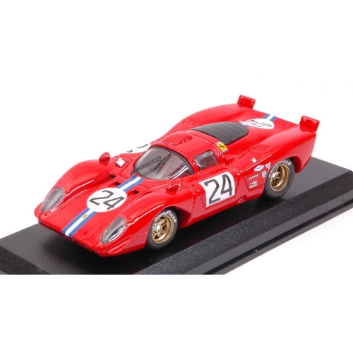 FERRARI 312 P COUPE' N.24 4TH 24H DAYTONA 1970 POSEY-PARKES 1:43 Best Model Auto Competizione Modellino