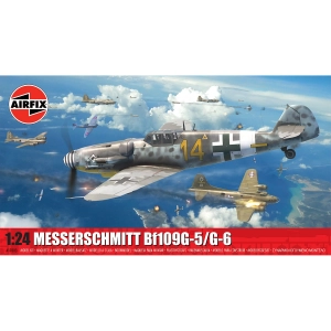 MESSERSCHMITT BF109G-5/6 KIT 1:24 Airfix Kit Aerei Modellino