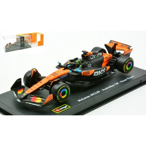 MCLAREN MCL39 N.81 2025 OSCAR PIASTRI SIGNATURE 1:43 Burago Formula 1 Modellino