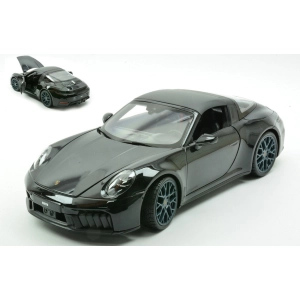 PORSCHE 911 (992.2) TARGA 4 GTS HYBRID 2025 BLACK 1:18 Maisto Auto Stradali Modellino
