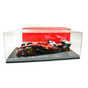 FERRARI F1 N.16 CHARLES LECLERC 2025 SIGNATURE 1:18 Burago Formula 1 Modellino