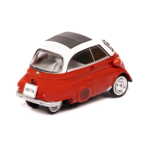 BMW ISETTA 1959 RED/WHITE 1:43 Ixo Model Auto Stradali Modellino