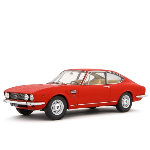 FIAT DINO COUPE 2000 1967 RED 1:18 Laudo Racing Auto Stradali Modellino