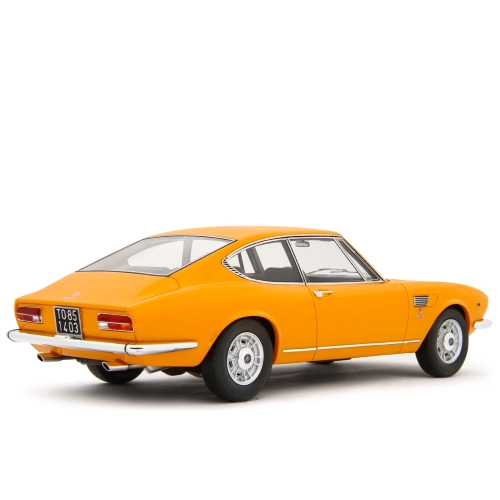 FIAT DINO COUPE 2000 1967 YELLOW 1:18 Laudo Racing Auto Stradali Modellino