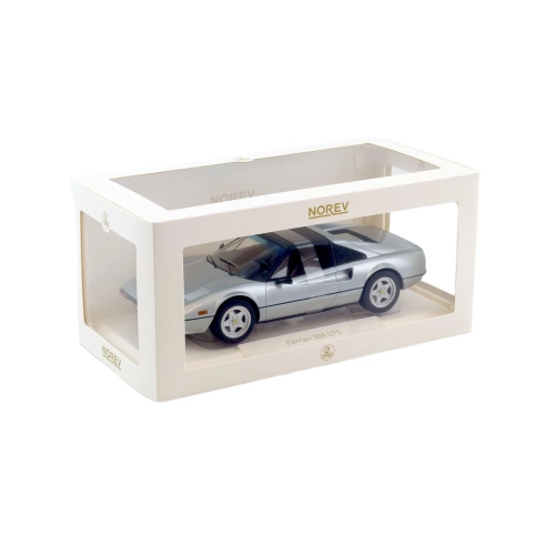 FERRARI 308 GTS 1982 SILVER 1:18 Norev Auto Stradali Modellino
