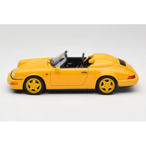 PORSCHE 911 SPEEDSTER 1993 SPEED YELLOW 1:18 Norev Auto Stradali Modellino