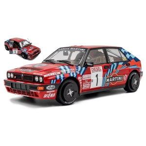 LANCIA DELTA HF INTEGRALE N.1 RALLY SAN REMO 1989 BIASION-SIVIERO 1:18 Solido Auto Rally Modellino