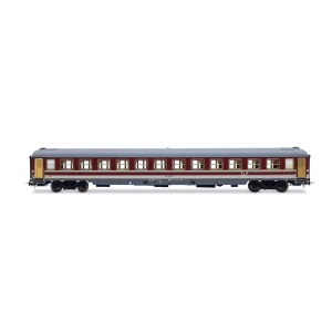 FS, UIC-X 1979 CARROZZA TRASPORTO PRIGIONIERI RED/GREY LIV. EP.IV-V 1:87 Rivarossi Treni Modellino