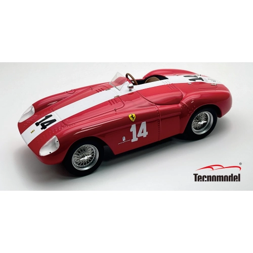 FERRARI 500 MONDIAL GP N.14 WINNER SUPERCORTEMAGGIORE MONZA 1956 HAWTHORN-MAGLIOLI 1:18 Tecnomodel Auto Competizione Modellino