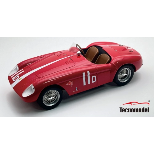 FERRARI 500 MONDIAL N.11 PEBBLE BEACH 1956 J.V.NEUMANN 1:18 Tecnomodel Auto Competizione Modellino