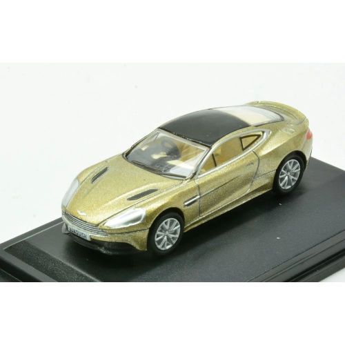 ASTON MARTIN VANQUISH COUPE' LIGHT BRONZE 1:76 Oxford Auto Stradali Modellino