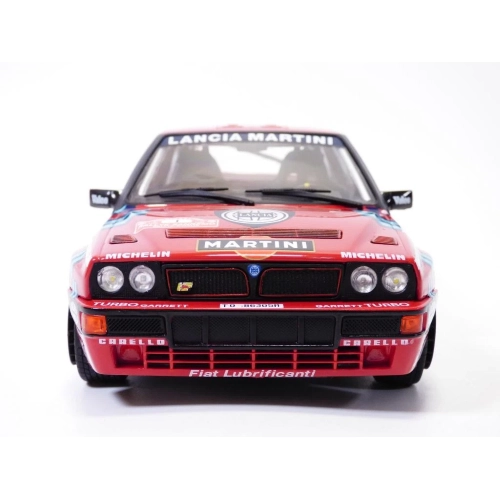 LANCIA DELTA HF INTEGRALE N.1 RALLY SAN REMO 1989 BIASION-SIVIERO 1:18 Solido Auto Rally Modellino