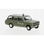 FIAT 124 FAMILIARE 1966 POLIZIA 1:87 Brekina Forze dell'Ordine Modellino