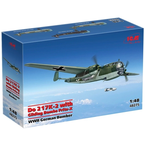 DO 217K-2 WWII GERMAN BOMBER KIT 1:48 ICM Kit Aerei Modellino