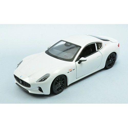 MASERATI GRAN TURISMO FOLGORE 2023 WHITE 1:24 Welly Auto Stradali Modellino