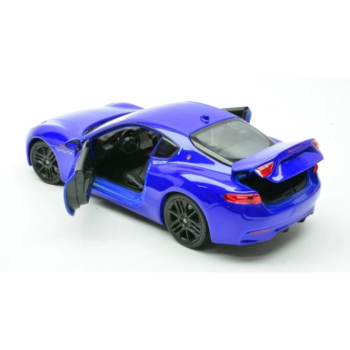 MASERATI GRAN TURISMO FOLGORE 2023 METALLIC BLUE 1:24 Welly Auto Stradali Modellino