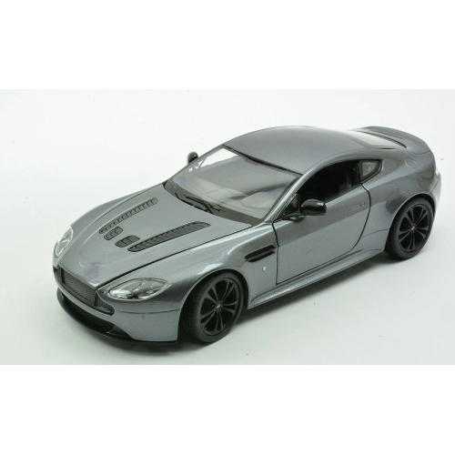 ASTON MARTIN VANTAGE 2023 METALLIC GREY 1:24 Welly Auto Stradali Modellino