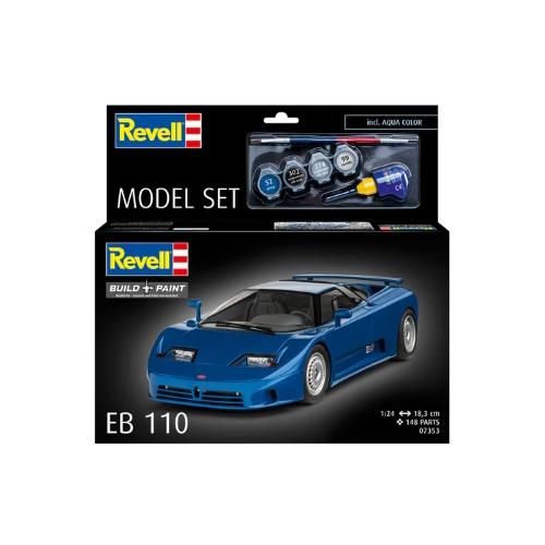 BUGATTI EB110 MODEL SET KIT 1:24 Revell Kit Auto Modellino