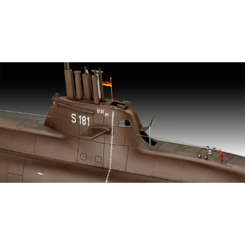 SOTTOMARINI WILHELM BAUER (U-2540), TYPE 206A, TYPE 212A KIT 1:144 Revell Kit Navi Modellino