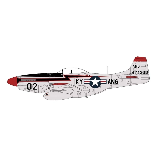 NORTH AMERICAN F-51D MUSTANG KIT 1:72 Airfix Kit Aerei Modellino