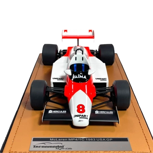 MCLAREN MP4/1C N.8 USA GP 1983 N.LAUDA 1:18 Tecnomodel Formula 1 Modellino