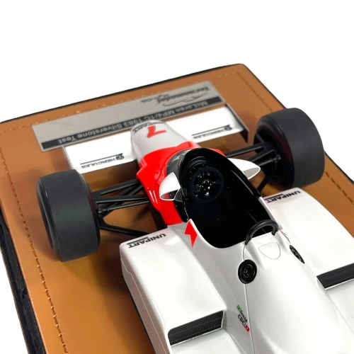 MCLAREN MP4/1C N.7 SILVERSTONE TEST DRIVE 1983 A.SENNA 1:18 Tecnomodel Formula 1 Modellino