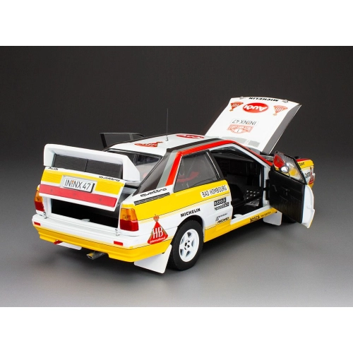 AUDI QUATTRO A2 N.1 WINNER RALLY MONTE CARLO 1984 ROHRL-GEISTDORFER 1:18 SunStar Auto Rally Modellino