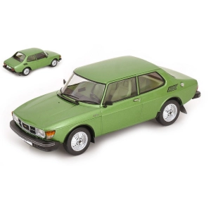 SAAB 99 TURBO 1977 GREEN 1:18 ModelCarGroup Auto Stradali Modellino