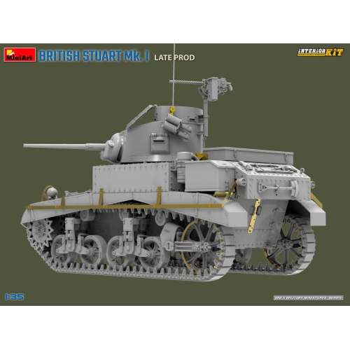 BRITISH STUART MK.I LATE PROD. INTERIOR KIT 1:35 Miniart Kit Mezzi Militari Modellino