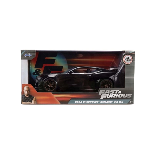 CHEVROLET CAMARO 2024 FAST & FURIOUS BLACK 1:24 Jada Toys Movie Modellino