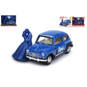 FIAT 600 D BERLINA 1960 BACI PERUGINA ED.LIM.PCS 200 1:43 Brumm Modelli Speciali Modellino