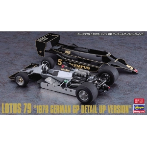 LOTUS 79 1978 GERMAN GP DETAIL UP VERSION KIT 1:20 Hasegawa Kit Auto Modellino