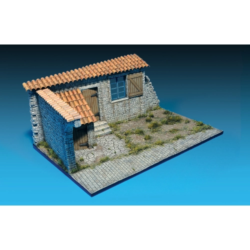 ITALIAN VILLAGE DIORAMA KIT 1:35 Miniart Kit Diorami Modellino