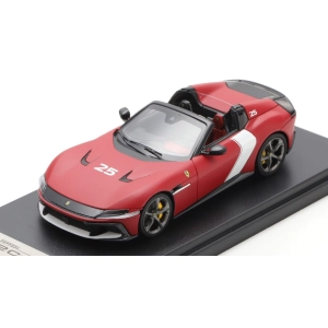 FERRARI 12 CILINDRI SPIDER 2025 MATT RACING RED 1:43 Looksmart Auto Stradali Modellino