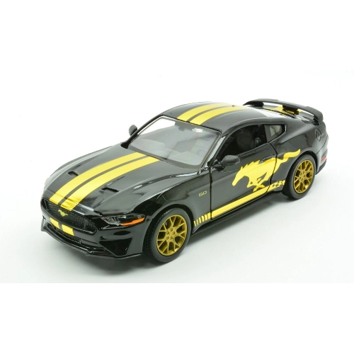 FORD MUSTANG GT 2018 BLACK 1:24 MotorMax Auto Stradali Modellino