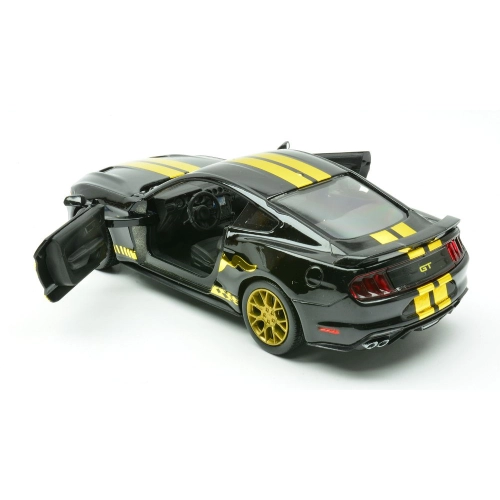 FORD MUSTANG GT 2018 BLACK 1:24 MotorMax Auto Stradali Modellino