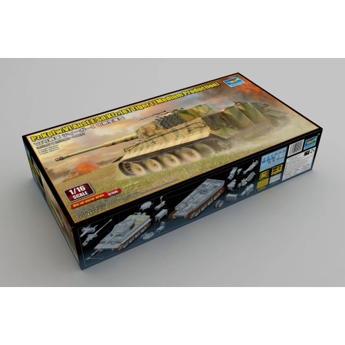 CARRO TIGER I PZ.KPFW.VI KIT 1:16 Trumpeter Kit Mezzi Militari Modellino